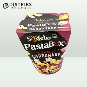 Pasta box radiatori carbonara Sodebo 400g sur